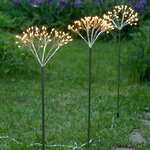 Садовый светильник Одуванчики 70 см, 180 экстра теплых белых LED ламп, IP44