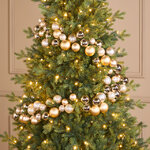 Гирлянда из елочных шаров Жемчужная Роскошь - Winter Gems 180*14 см, пластик