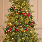 Гирлянда из елочных шаров Волшебные Самоцветы - Winter Gems 180*14 см, пластик