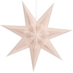 Подвесная звезда Рошато 45 см бежевая