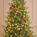 Гирлянда из елочных шаров Императорский Браслет - Winter Gems 180*17 см, пластик