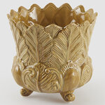 Декоративная ваза-кашпо Pianta Felice 15 см песочная