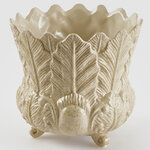 Декоративная ваза-кашпо Pianta Felice 17 см белая