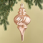 Елочная игрушка Petrice 24 см розовое золото, пластик