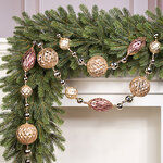 Бусы на елку Lannucci 270 см, пластик