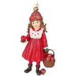 Елочная игрушка Девочка Арнберта - Канун Зимних Праздников 12 см, подвеска