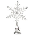 Верхушка на елку Снежинка Мельборо 30 см