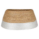 Плетеная корзина для елки Bruno 58*26 см серебряная