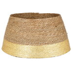 Плетеная корзина для елки Bruno 50*26 см золотая