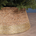 Плетеная корзина для елки Bruno 58*26 см золотая