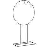 Держатель для венка Леберто 90*50 см