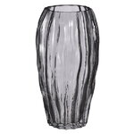 Стеклянная ваза Francisca 27 см серая