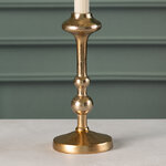 Декоративный подсвечник для одной свечи Campo Gold 21 см