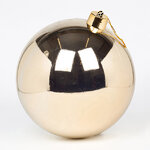 Пластиковый шар Sonder 30 см шампань глянцевый