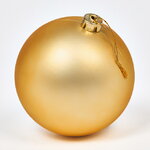 Пластиковый шар Sonder 15 см золотой матовый