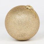 Пластиковый шар Sonder 15 см золотой с блестками