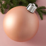 Пластиковый шар Sonder 20 см светло-розовый матовый