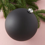 Пластиковый шар Sonder 15 см черный матовый