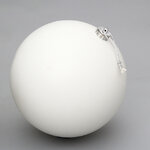 Пластиковый шар Sonder 20 см белый матовый
