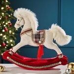 Декоративная фигурка Лошадка-качалка Bebington 40 см