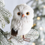 Елочная игрушка Сова Летиция из леса Уолден 11 см