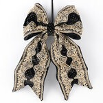 Бант для декора Eclat Sombre - Frostaria 40*23 см