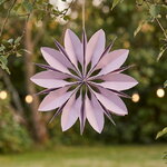 Подвесное украшение из бумаги Фан Моран 30 см лиловый