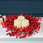 Венок-подсвечник из ягод Berries Westerio 40 см