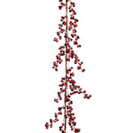 Декоративная гирлянда Berries Westerio 180 см заснеженная