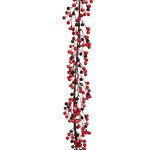 Декоративная гирлянда Berries Santiago 180 см заснеженная