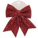 Бант на елку Feira 28*24 см красный