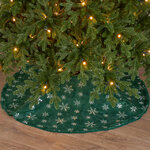 Юбка для елки Magic Snowfall 120 см зеленая