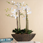 Керамическое кашпо Arabesque 48*19 см