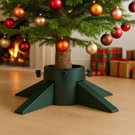 Подставка для елки высотой до 2.1 м, диаметр ствола до 9 см, зеленая