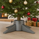Подставка для елки высотой до 2.1 м, диаметр ствола до 9 см, серая