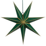 Подвесная звезда Jaipur 45 см зеленая