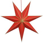 Подвесная звезда Jaipur 60 см красная