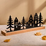 Подсвечник Домики Зальцбурга - Вечерняя Прогулка 32*13 см