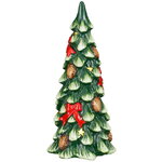 Новогодняя фигурка Елка Этель - Buone Feste 32 см