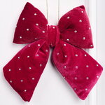 Бант для декора Bomont - Crystal Elegant 17*15 см бордовый