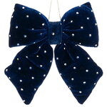 Бант для декора Bomont - Crystal Elegant 17*15 см синий
