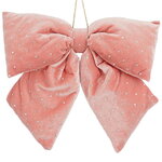 Бант на елку Bomont - Crystal Elegant 34*30 см пудровый