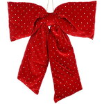 Бант на елку Bomont - Crystal Elegant 50*39 см алый