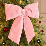 Бант на елку Bomont - Crystal Elegant 50*39 см пудровый