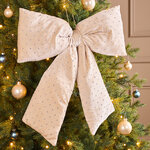 Бант на елку Bomont - Crystal Elegant 50*39 см кремовый