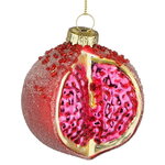 Стеклянная елочная игрушка Гранат Sweet Treasure 7 см