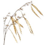 Искусственная ветка Акация Gilded Wattle 95 см