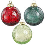 Стеклянные елочные шары Relaxation: Рождественский Пунш 8 см, 6 шт