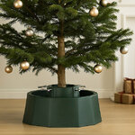 Подставка для елки 49*22 см,  высотой до 3.5 м, диаметр ствола до 14 см, зеленая