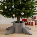 Подставка для елки высотой до 3.5 м, диаметр ствола до 17 см, серая